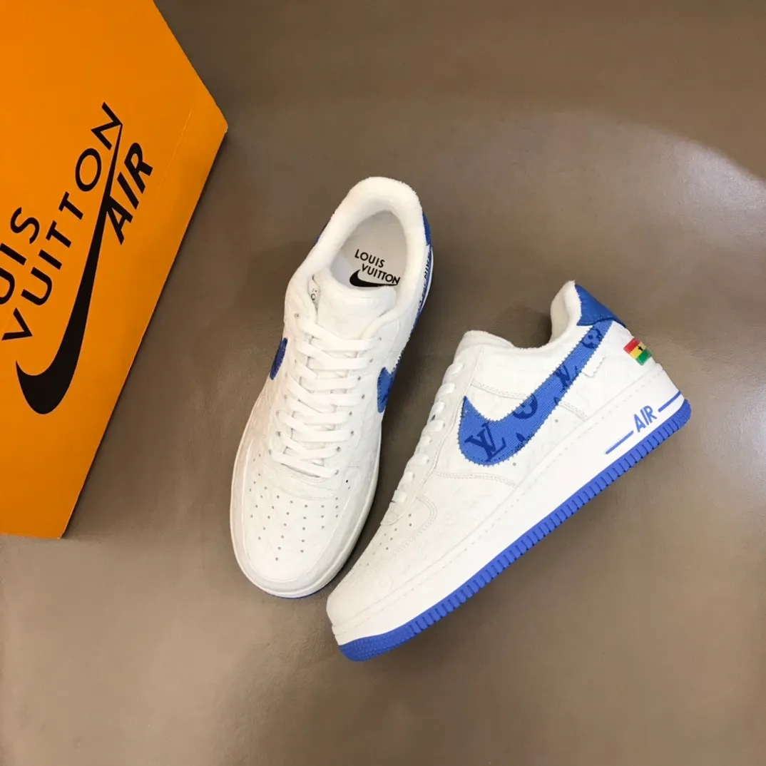 Men's shoes 💰p420 "*OUIS *UITTO*" x OFF-WHITE x Nike tripartite collaboration! Trendy and cool men's casual sports shoes with unrivaled color matching. The design idea basically continues the style of THE TEN. The Swoosh line and tongue label have a very familiar visual effect and are both fashionable and trendy! A must-have for fashionistas! The effect on your feet is absolutely stunning! (The original drawer packaging accessories are complete) Code number 38-45